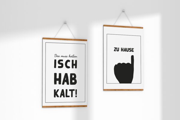 Plakat Aachen Isch hab kalt! · ÖCHERPRINT
